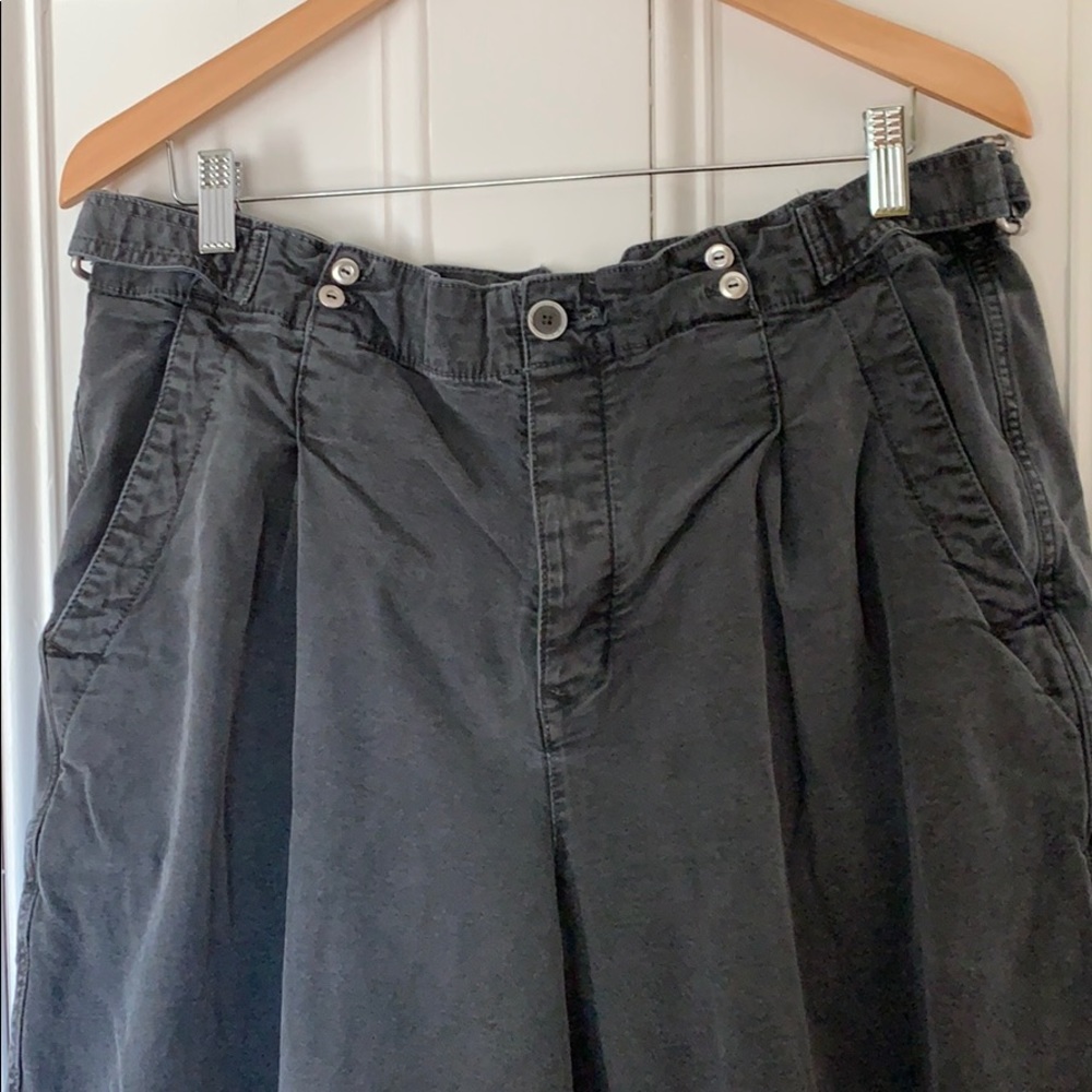 Anthropokogie charcoal gray pants
